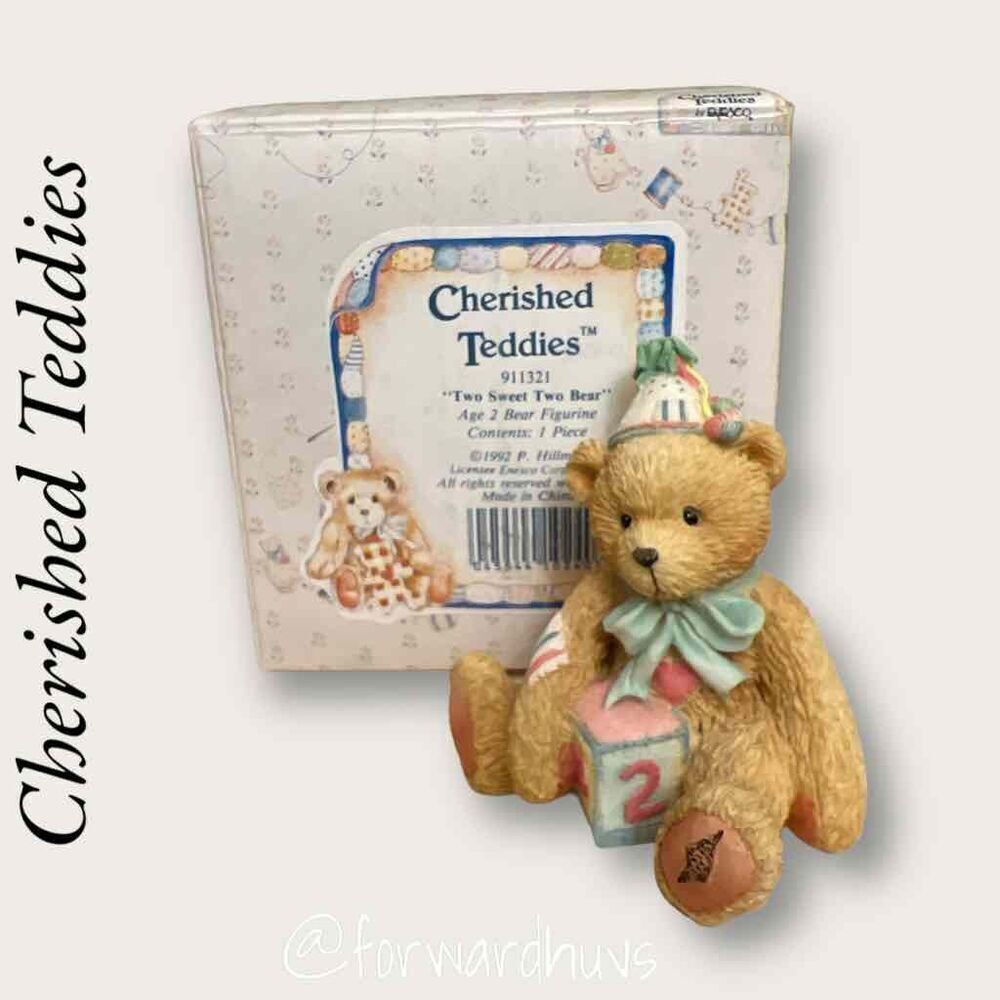 Cherished Teddies Figurine “Two Sweet Two Bear” #911321